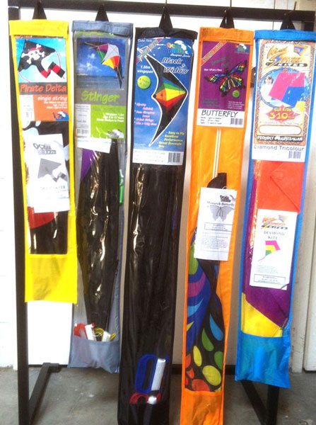 Windspeed Kites wholesaler showing kite packaging