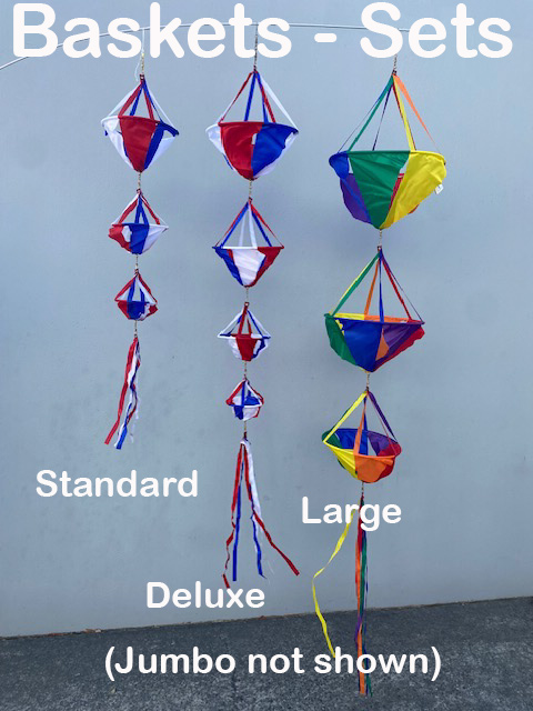Sets of Spinning Fabric Baskets